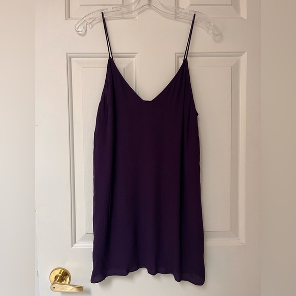 Wilfred Free Deep Purple Slip Dress XS - Picture 2 of 12